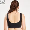 Queenral 3PCS / lot Soutiens-gorge grande taille pour femmes Soutien-gorge sans couture avec coussinets Grande taille 5XL 6XL Bralette Push Up Brassiere Vest Wireless BH 201276P