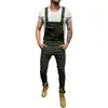 Men's Jeans Denim Bib Overalls Jumpsuits Moto Biker Pants Trousers Plus Size Mens Casual Streetwear Suspender L31