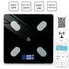 Hoomin Haushaltswaage Smart BMI Fat Scale USB-Aufladung Intelligenter Bluetooth-App Android iOS LCD Digital-Bildschirm H1229
