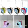 Nizhi TT-028 Portable Speakers TT028 Subwoofer LED Crystal LCD Display Mini Music MP3 Player Loud Spearkers FM SD TF Card Christmas Gift