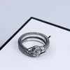 Women Men Snake Finger Ring with Stamp Animal Snake Ring for Gift Party High Quality Jewelry Accessories