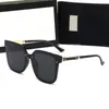جودة عالية العلامة التجارية النظارات الشمسية مصمم أزياء الرجال UV400 حماية الرياضة في الهواء الطلق خمر النساء نظارات شمسية ريترو نظارات مع صندوق وحالات