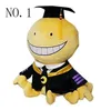 Simpatica bambola di polpo Korosensei Koro Sensei Insegnante Peluche Ripiene Animali dei cartoni animati Bambole Laureato Bambini Assassinio Aula 207842102