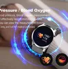 Q8 Runde intelligente Uhr mit Metallband Farbe Blut Sauerstoff Herzfrequenzüberwachungsinformationen Push Bluetooth 4.0 Smartwatch