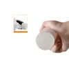 Flacone airless in plastica bianca da 80 ml con coperchio trasparente a pompa argento per siero / lozione / emulsione / fondotinta / confezione cosmetica