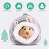 Hamster hiver chaud lit maison cachette petits animaux dormir grotte coton nid pour Rat, Hamster nain, Hamster syrien