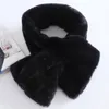 Winter Plush Scarves Scarf Women Girls Soft Fur Fuzzy Neckerchief Rectangle Warm Scarves Neckerchieves DHL8413644