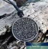 Vintage Pentagramm von Salomon Anhänger Halskette Okkult Talisman Schmuck
