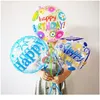 7pcs 18インチ透明な誕生日ホイルバルーン大人の誕生日パーティー装飾キッズヘリウムバルーン漫画グローブスバブJllsad