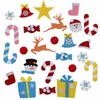 Nieuwe DIY Vilt Kerstboom met Pedant Ornamenten Xmas Geschenken Nieuwjaar Deur Muur Opknoping Xmas Decoratie Kinderhandleiding Accessoires HH9-3529