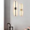 Moderne Metallrohr-LED-Wandleuchte, Up-Down-Wandleuchte, Schlafzimmer, Foyer, Waschraum, Wohnzimmer, Toilette, Badezimmer, Schwarzgold, Dekor, Wandspiegelleuchte