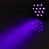 새로운 디자인 72W ZQ-B193B-YK-US 36-LED 보라색 라이트 무대 조명 DJ KTV PUB LED 효과 빛 고품질 무대 조명 음성 제어