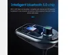 D5 Bezprzewodowy Samochód Bluetooth Odtwarzacz MP3 Radio Car Bluetooth FM Nadajnik Audio Adapter Głośnik szybka ładowarka USB AUX wyświetlacz LCD