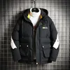 Winter Lagen Men Streetwear Brand Parks Coats Men High Street Jacket Dik Warm Kleding Male mode Winterjas 201127