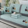 2019 europäische moderne schwan gedruckt herbst winter gesteppt plüsch schnittsofa abdeckung für wohnzimmer cubierta de sofa SP5805 LJ201216