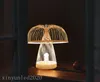 Moderna bordslampor Fast trä Tatami Meter Garden Bambu bordsljus för sovrum Bedside Living Bakgrundsbordbelysning