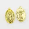 Nuestra Senora De Guadalupe Charms Divino Nino Reinare Charm Koraliki Antyczne Srebrne / Złote Wisiorki L330 44x26mm 12 sztuk / partia