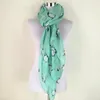 Scarves 10st / Lot Mode Kvinnor Penguin Scarf Animal Prints Long Shawl Lady Stripe i Four Seasons1