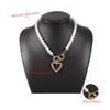 Boheemse gesimuleerde ronde parel choker ketting kraag sleutelbeen ketting bib hart hanger ketting vrouwen bruiloft sieraden