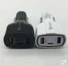 멀티 포트 플래시 3.5A 3 포트 USB 빠른 빠른 자동차 충전기 어댑터 종류 C 포트는 스마트 폰 무료 선박에 대한 아이폰 휴대 전화를위한 충전