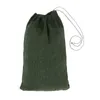 Сумки для хранения Холст DrawString Большой мешок сумка одежда ремесло прачечной армии зеленый