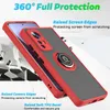 Armor Cases For Xiaomi 12 Pro 12X Case Silicon Ring Gel Skin Protection stand Hard Car Holder Redmi 10 Note 11 Pro 11s Cover