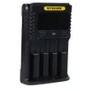 Authentique chargeur universel Nitecore UM4 pour batterie 16650 18650 14500 18500 26650 20700 21700 prise US EU AU UK Intellicharger Bat1518585