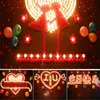 /box Love Heart Shaped Tealight Candles Smokeless Small Candle for Valentine's Day Confession Proposal KTV Decoration LJ201018