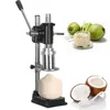 2021New tipo alavanca comercial estilo imprensa de mão de coco verde holing machinesmall manual fresco furo de coco perfuração machinecoconut p