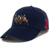 Polo Caps المصممين الفاخرين Dad Hat Baseball Cap للرجال والنساء العلامات التجارية الشهيرة القطن القابلة للتعديل Skull Sport Golf Curved Sunhat8547617