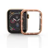 Custodia per paraurti con diamanti Custodia protettiva per PC in cristallo Bling di lusso per Apple Watch serie iWatch 7 6 5 4 3 45 44 42 41 40 38mm