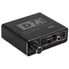 HIFI DAC AMP Dijital Analog Ses Dönüştürücü Konnektörleri RCA 3.5mm Kulaklık Amplifikatör Toslink Optik Koaksiyel Çıkış Taşınabilir DAC 24bit