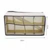 4 unids / set ropa interior plegable sujetador organizador caja de almacenamiento cajón armario organizador caja para ropa interior bufandas calcetines sujetador multi tamaño Y200111