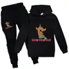 Automne garçon vêtements ensemble à manches longues sport décontracté enfants Scooby Doo Boutique enfants vêtements enfant en bas âge tenues fille Camisetas 2011279760703