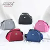 Aosbos Oxford Portable Cooler Lunch Bag Solid Thermal Insulated Shoulder Food Bags Food Picnic Lunch Box Bag for Men Women Kids C0125