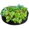 Stof Verhoogd Tuin Bed 50 litres Ronde Aanplant Container Groeien Zakken Ademend Vilt Planter Pot Voor Planten Kwekerij Pot Y200723