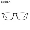 Óculos de sol da moda quadros de vidro óptico benzen moldura homens leves TR 90 Myopia prescriptsyeeglasses machos e óculos machos1
