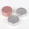 100 stks / partij 15G 20G lege aluminium crèmekruiken, cosmetische behuizing 15 ml aluminium tikken metalen lippenbalsemcontainer