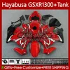 OEM Vücut + Tank Suzuki Hayabusa GSXR 1300cc GSXR-1300 1300 CC 1996 2007 74NO.51 GSX-R1300 GSXR1300 96 97 98 99 00 01 GSX R1300 02 03 04 05 06 07 PERSERING Kiti Parlak Kırmızı