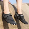 Zomer stroomopwaartse schoenen unisex Ademend gaas snel droog water schoenen paar licht antislip strand sandalen duiken zwemschoenen y200420