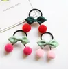 8 stks Cherry Girls Hair Clip Hair Bows Toddlers Girl Ribbon Haarspelden Volledig ingepakte Barrettes Kinderaccessoires