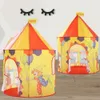 135 centimetri bambini giocano tenda piscina di palline tenda ragazzo ragazza principessa castello portatile indoor esterno bambino tende da gioco casa capanna per bambini giocattoli LJ200923