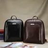 Femmes Sac à dos de haute qualité en cuir PU Mode Sacs à dos Femme Féminine Casual Grande capacité Vintage Sacs à bandoulière Y201224