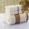 serviettes en coton peigné