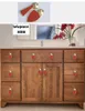 modern simple fashion Leather pendant furniture door handle stain brass drawer shoe cabinet tv cabinet cupboard dresser knob