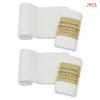 Hot 2Pcs/Set Solid Color Reusable Baby Muslin Blanket Infant Swaddle Wrap Bath Towel A2UB