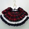 Robe enfants pour filles bébé Lolita robe de soirée pour enfant automne hiver robe de mariée fille robe de bal 2020 Plaid Bow princesse robes4869672