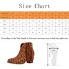 Vendita calda-Dropship New Fashion 2020 Stivaletti da donna Leopard Fringe Ladies Chunky Scarpe femminili Calzature da donna Stivaletti Plus Size 43