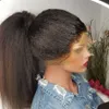 Kinky Straight Wig HD Glueless Full Lace Human Hair Wigs 여성 30 인치 풀 레이스 가발 가짜 두피 250 밀도 가발 6674996