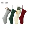 New Personalized High Quality Knit Christmas Stocking Gift Bags Knit Christmas Decorations Xmas stocking Large Decorative Socks SN9062632